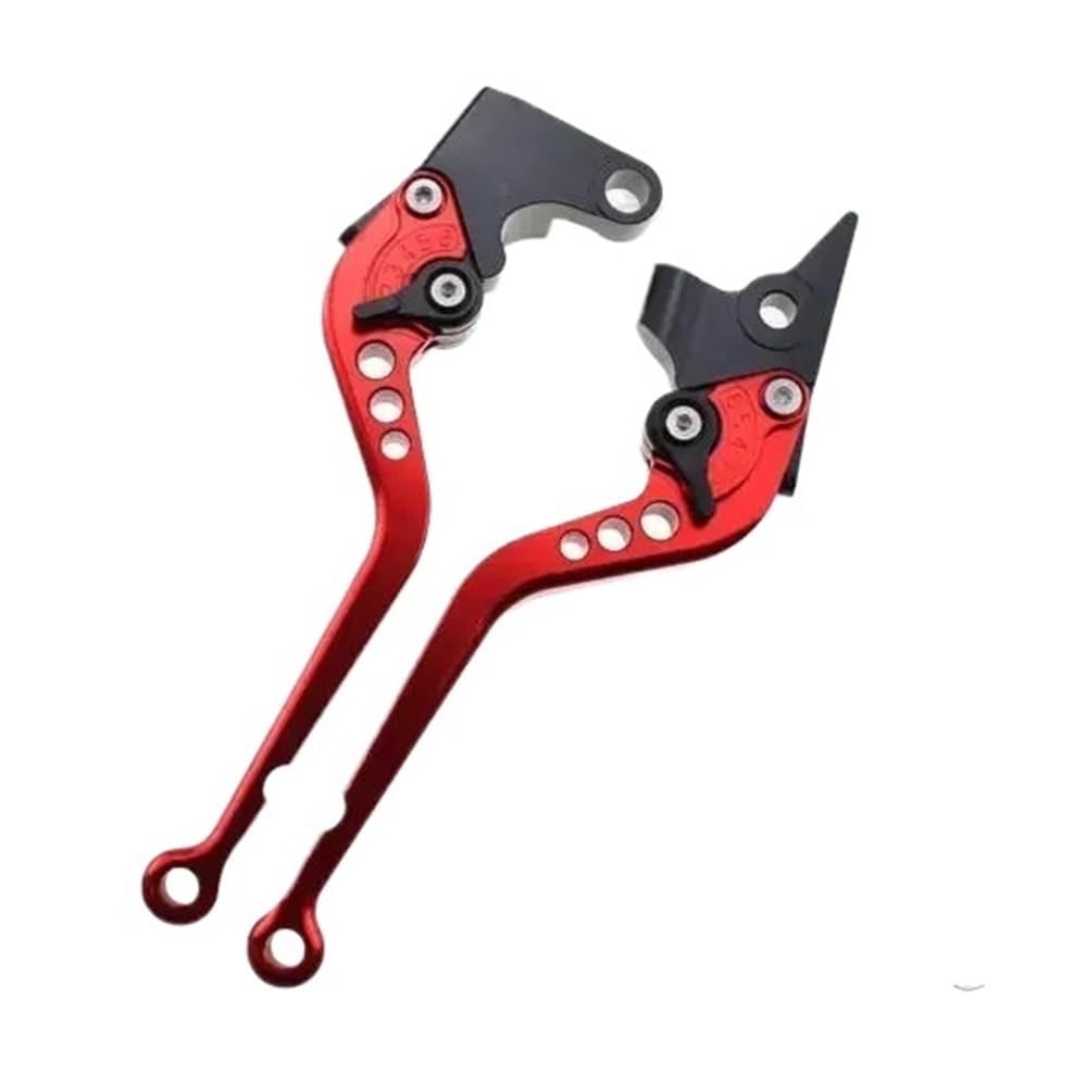 XGDsetSRG for Ka&wasaki Vulcan/S 650CC 2015-2022 CNC Adjustable Folding Brake Clutch Levers Motorcycle Accessories(Long Red)