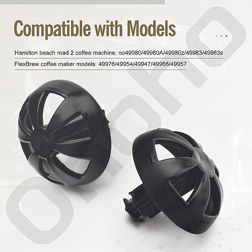 Ohoho 2 Pack Coffee Maker Brew Basket Water Stop Valve Kit thumb #3