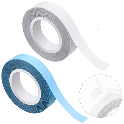 4 Rolls Double Sided Wig Tapes Adhesive Waterproof Wig Tapes for Wigs Toupees Hair Pieces Hair Extension