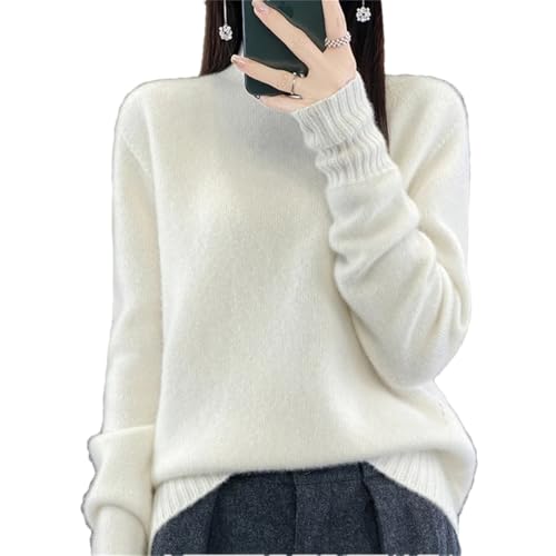 Women's Cashmere Sweater Winter Loose Turtleneck Pullover Sweaters Jumper Tops