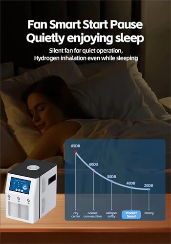 FCADFCA Hydrogen Generator, 3-Output Brown’s Inhalation Machine, SPE PEM Technology, 99.99% High Purity Hydrogen, Adjustable Flow, Low Noise, 6H Timer - Image 6