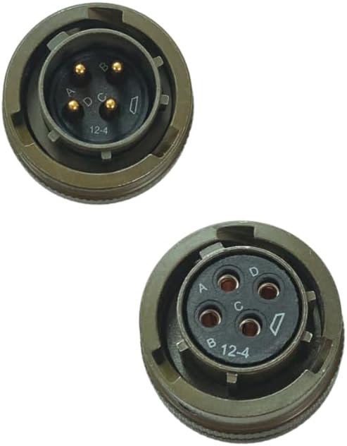 1pc PT06E-12-4S 4 Pin Core Aviation Plug Connector Waterproof