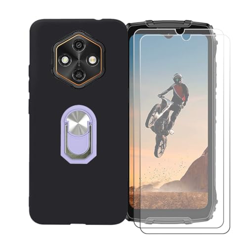 GYDQQKJ�����O�o�b�N���g�ѓd�b�z���_�[�ی�J�o�[ �p�� Ulefone RugKing 4 Pro�i6.56�C���`�j�A�\�t�g�V���R�[��TPU�\�t�g�P�[�X�o���p�[�V�F���v���~�A���ی�P�[�X���J�o�[ +[2�����וی�t�B���������h�~�X�N���[���ی�t�B��