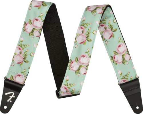 Fender Floral Strap, 2in, Seafoam Green - image 1