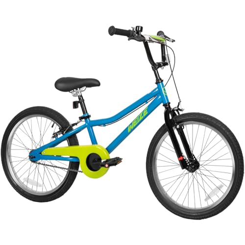 WEIZE Kids Bike, 20 Inch Children Bicycle for Boys & Girls Ages 6-12 Years Old, Rider Height 48-62 Inch, Adjustable Seat & Handlebars, Coaster Brake, Dark Blue