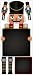 RoomMates RMK2472GM Nutcracker Chalkboard Peel and Stick Giant Wall Decals, 1-Pack