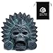 Silbato de la Muerte Azteca que Grita, 125 dB Diseño de Bronce Silbato Demoníaco Gritos Humanos Auténticos Silbato de Guerra Azteca con Bolsa con Cordón para Coleccionar Halloween Regalo