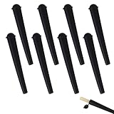 YUVKIN 8-teiliges Dichtungsset, wasserdicht, geruchsabweisend, Dichtung für Rohrboxen, Halterung, für Tubenboxen, Versand, Aufbewahrung (extra groß, 120 mm) (schwarz)