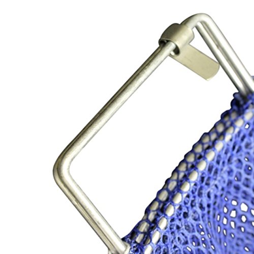 SGT KNOTS Mesh Catch Bag w/Galvanized Wire Handle - Lightweight Nylon Scuba Dive Net Bag for Spearfishing, Lobster & More (15x20 in, Red)