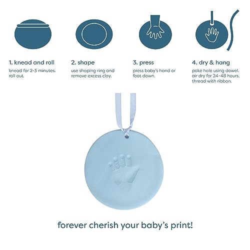 Reece Studio 14127 Baby’S Print Clay Keepsake Kit, Newborn Handprint And Footprint Maker, Hanging Keepsake Or Christmas Ornament thumb #3