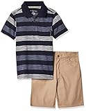 Calvin Klein Boys' 2 Pieces Polo Shorts Set