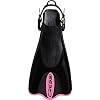 Cressi Short Open Heel Swim Fins - Adjustable Fit for Snorkeling, Easy-Kick Swimming Fins - Secure Heel Strap for Diving Gear