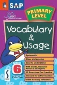 Paperback Singapore Asia Publishers Private Limited Sap Vocabulary & Usage Primary Level Book 6 (Small) Book