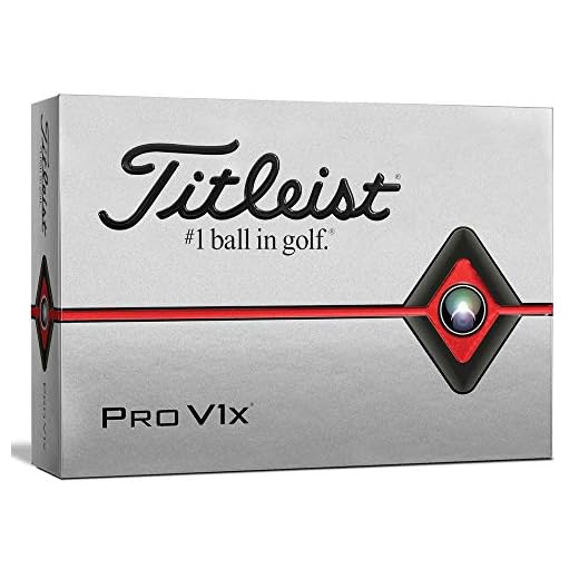 Titleist Pro V1x Golfball, Herren, Herren, T2046S, weiß, Unica