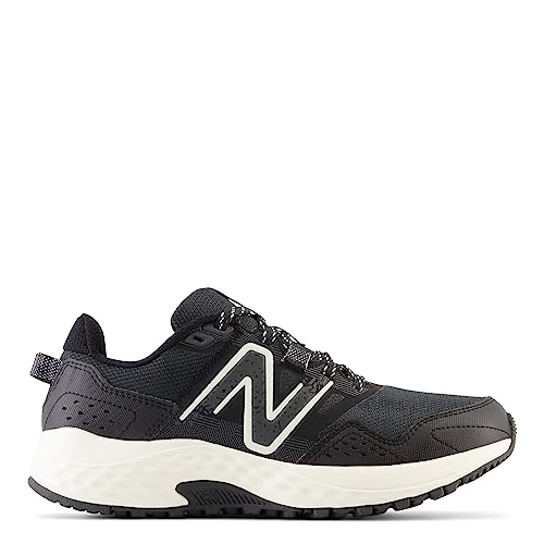 New Balance Women's 410 V8 Trail Running Shoe, Blacktop/SEA Salt/Black, 9 Wide2