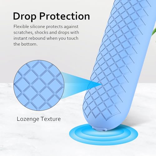 Coque Google TV Streamer 4K 2024 silicone phosphorescent - LEFXMOPHY protection télécommande rose - 4