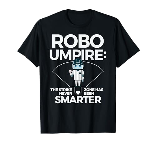 Funny Baseball Player Robo Umpire Baseball Umpire Humor Camiseta