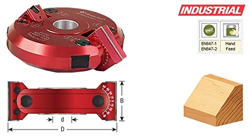 Miniatura 2 de Amana Tool - Chaflán Adj. de 4.724 in -45 T0 +45 (61304), grado industrial