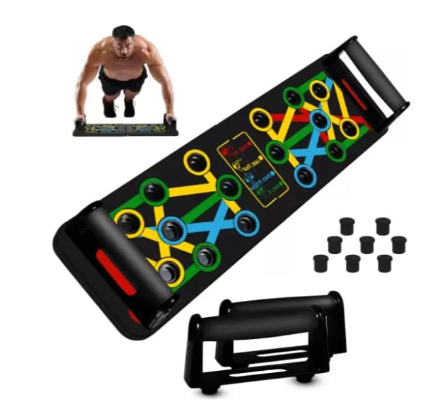 Push-Up Board with Adjustable Positions and Grips, Includes Push-Up Handles-image-43