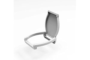 White Webcam Cover Blocks Out Snoopers for Flawless Privacy