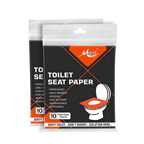 MAPEL Disposable Seat Paper Cover 2 Packs (20 sheets) Easy to Dispose, Nature Friendly (B08CVKHNGQ) Amazon Price History, Amazon Price Tracker