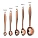 Smithcraft Measuring Cups and Spoons Set, 12 Pieces Stainless Steel Measuring Cup Set, Metal Copper Measuring Cups Spoons, Dry & Liquid Kitchen Measure Cup Spoon & Leveler & Measure Equivalents