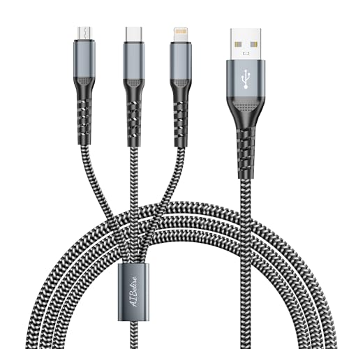 Câble Multi USB, 3 en 1 Câble Universel Rapide [1.2M] Cable Multi Chargeur