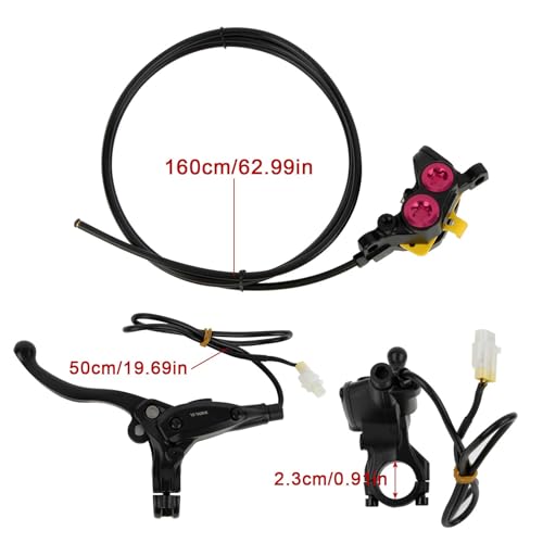 image for Motorcycle Rear Brake Kit - PSLER Motorcycle Braking System for Electr