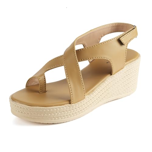 Image of MOSAC Women /Girl's Stylish Casual Comfortable Wedges Platform Heel Sandal FOR Women & Girls