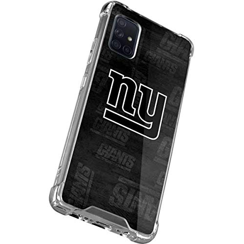 Skinit Clear Phone Case Compatible with Galaxy A71 5G - Officially Licensed NFL New York Giants Black & White Design