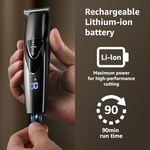 Shpavver Ethup GK-1800 Beard Trimmer For Men Shpavver Ethup,17-Pc Set Rechargeable Hair Clippers Kit thumb #3