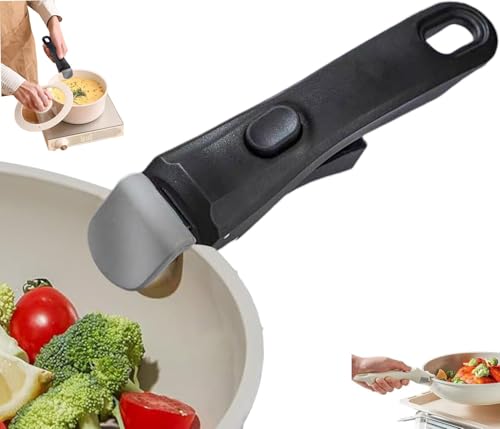 Mango Universal ExtraíBle Para Ollas, Ahorra Espacio, Es Duradero Y Resistente Al Calor. Su DiseñO ErgonóMico Soporta Hasta 10 Kg Y Es Compatible Con La MayoríA De Ollas Y Sartenes.