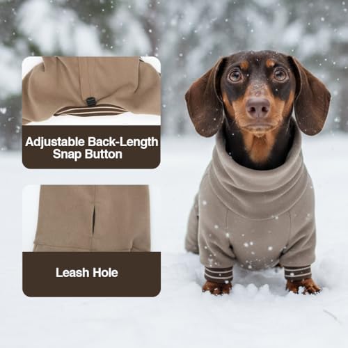 Disfraz para perro Dachshund cuello alto polar, Small miniatura 3