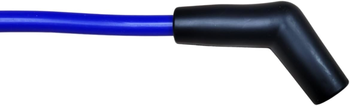 Iridium Spark plugs & 10mm Blue Silicone wires Compatible with Harley Davidson Softail 2018+ FX FXST 2024+ Road King/Street Glide M8 Milwaukee 8, TONS-18M8FXFL-BL-10MM / TR9EIX