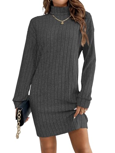 HBQ Women's Pullover Sweater Dress Casual...