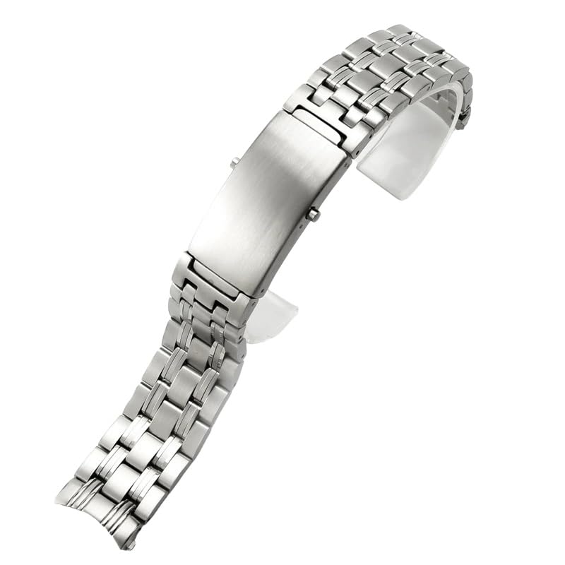 Design ergonomico: il cinturino è dotato di una fibbia pieghevole di facile regolazione, che mantiene stabile l'orologio. Le sue curve morbide e le maglie progettate con precisione consentono una vestibilità naturale, riducendo qualsiasi potenziale disagio durante l'uso prolungato. Che tu stia svolgendo le tue attività quotidiane o partecipando a un evento speciale, ti offre comfort per tutto il giorno.