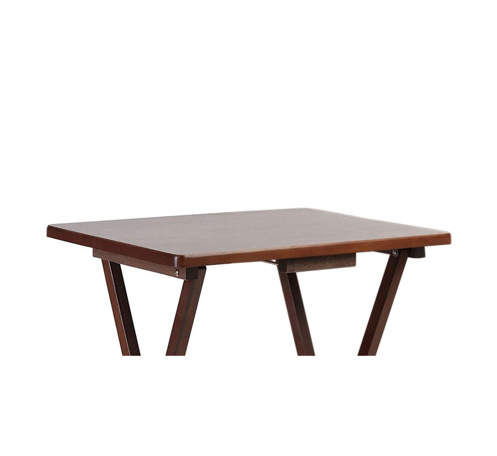 Amazon.com: PJ Wood - 2-Pack Folding TV Tray Tables - Honey Oak
