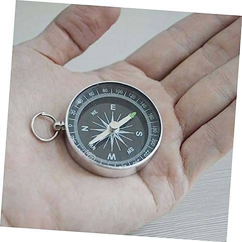 Brújula portátil con llavero de aluminio BESPORTBLE miniatura 6