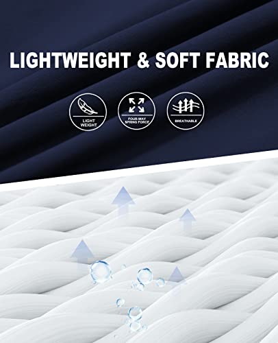 Feixiang Men's Cargo Hiking Short Stretch Quick Dry Waterproof Golf Shorts With 6 Pockets Navy #TOP3