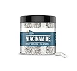 Pure Niacinamide (Vitamin B3), 200 Capsules, 500 mg Serving, Natural & Undiluted, No Magnesium...