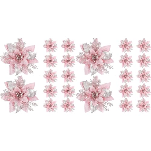Flores artificiales de Navidad para regalar y decorar el hogar en Ano Nuevo 2