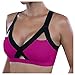 Produktbild Chlry Sports-BH Damen Push Up Impact Yoga Bra Shock Absorber Bralette Starker Halt Bustier Nahtlose Stretch BHS V Ausschnitt Bequem BH Sexy Hohl Tanktop Drahtloser Dessous Unterwäsche Unterkleidung