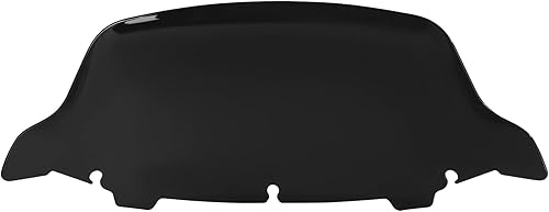 Miniatura 4 de TCT-MOTORPARTS Parabrisas negro de 10.5 pulgadas apto para Harley Touring Electra Glide Ultra Classic Limited Tri Glide Ultra 2014-2023