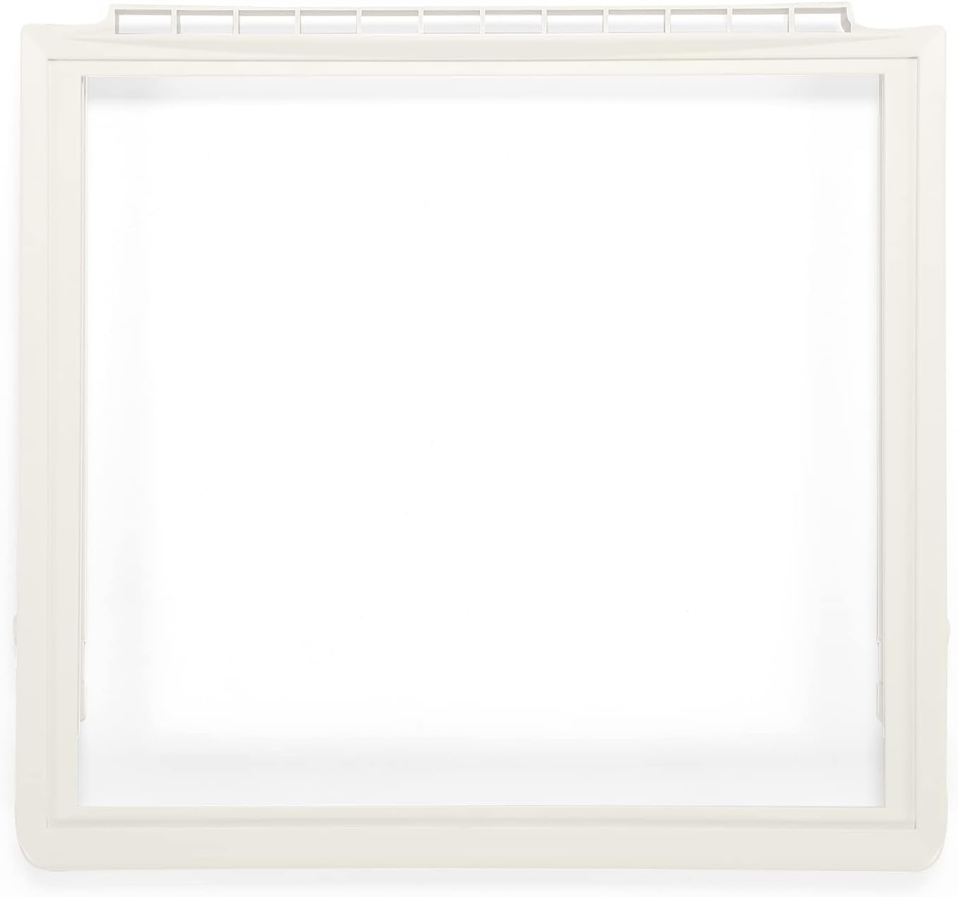 Kojem 240599803 Replacement Crisper Pan Compatible with Frigidaire Refrigerator Frame Deli Cover White