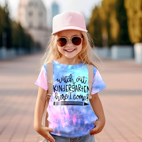 Image of Kindergarten Shirts for Girls Watch Out Kindergarten Here I Come Shirt Kids Back to School T Shirt Children School