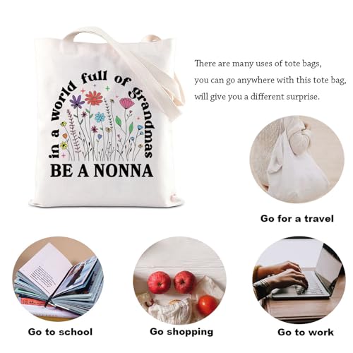 Bolso tipo tote KUIYAI NONNA, regalo ideal para abuela, mamá o futura abuela, para Día de la Madre miniatura 5