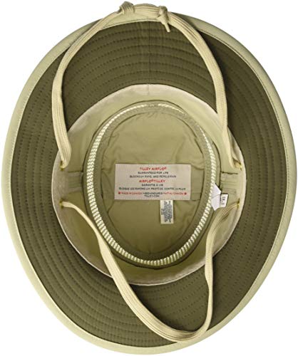 Tilley Standard Ltm5 Airflo Medium Brim Recycled, Khaki/Olive, 7 1/4 #TOP2