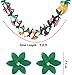 FUTUREPLUSX 2 Pack Tropical Garland Party Decorations, 20ft Multicolored Tissue Paper Hibiscus Flower Summer Banner for Birthday Beach Theme Luau Moana Hawaiian Party Supplies Jungle Decor