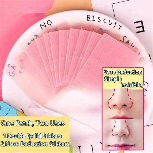 Double eyelid tape Eyelid Tape Invisible Eye Stickers Double Sided Tape Invisible Eyelid Lifter Strips for Hooded, Droopy, Uneven, Mono-eyelids (with Fork rods, Scissors） - Thumbnail 3