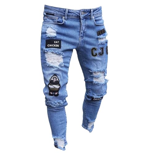 Jean Bootcut Stretch Coupe Droite Homme Pantalon En Jean Taille Moyenne Élastique Jeans Skinny Slim Dechiré Jean Fashion Pantalons Jean Noir Homme